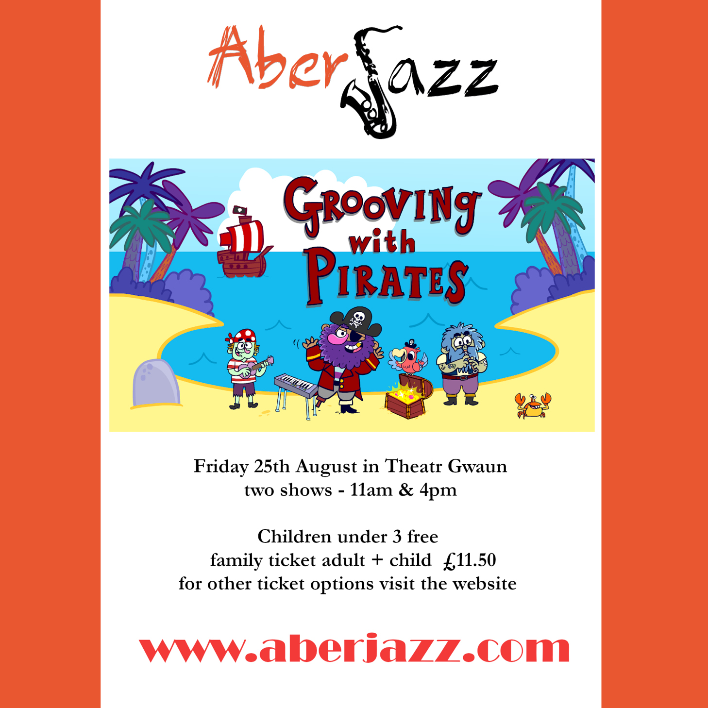 Aberjazz Grooving with Pirates Theatr Gwaun