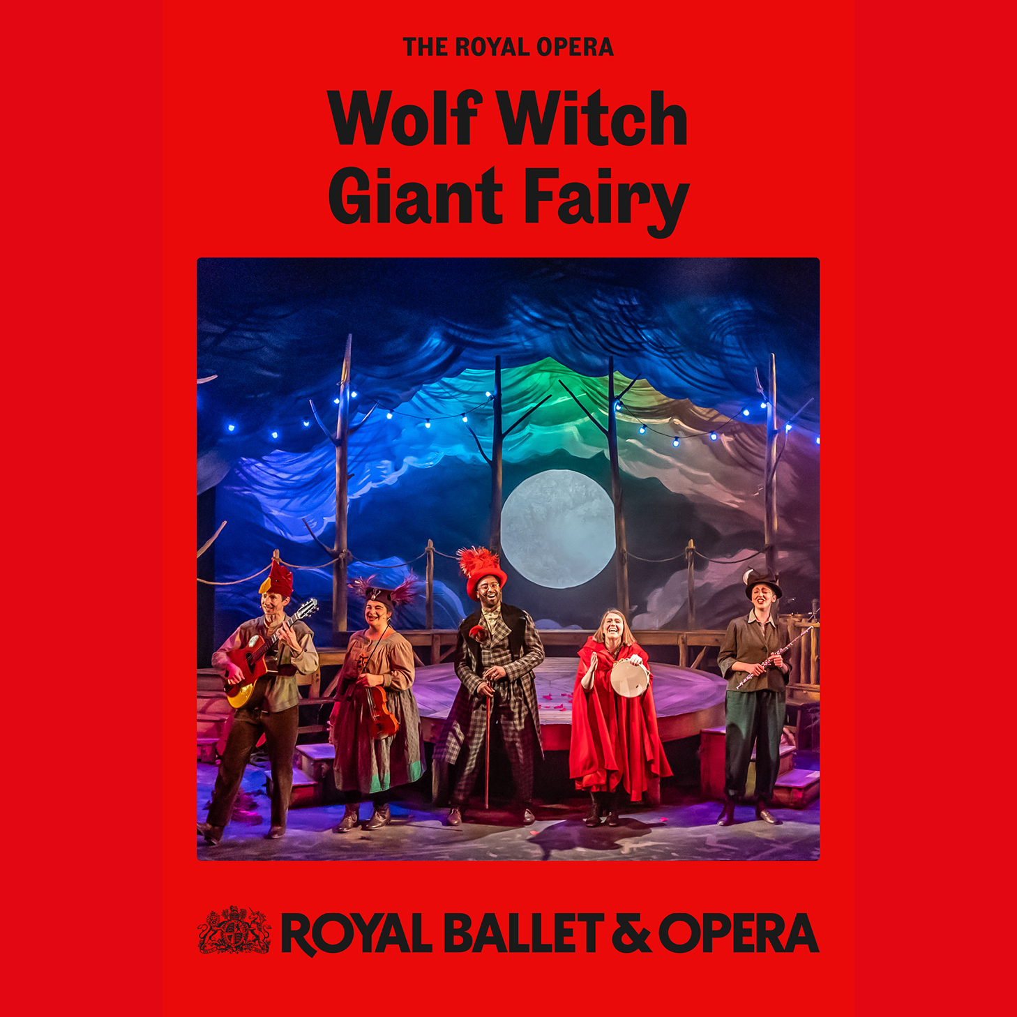 Wolf Witch Giant Fairy Theatr Gwaun